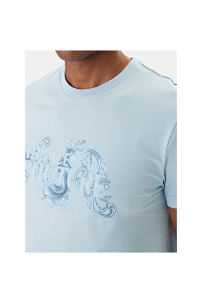 VERSACE JEANS COUTURE Ανδρικό T-shirt 80GAHE02 CJ00E Μπλε