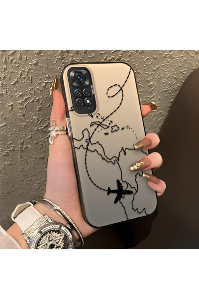 CASEVIBE Redmi Note 12S Uyumlu Şık ve Darbeye Dayanıklı Siyah Yıldız Grafikli...