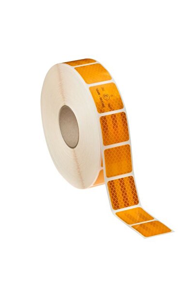 OEM Bandă reflectorizantă întreruptă pentru prelate - GALBEN (rolă 5cm x 45m)