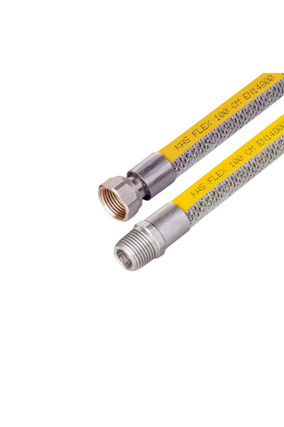 Ocak Doğalgaz Bağlntı Flexi 316L Örgülü 1/2 100cm