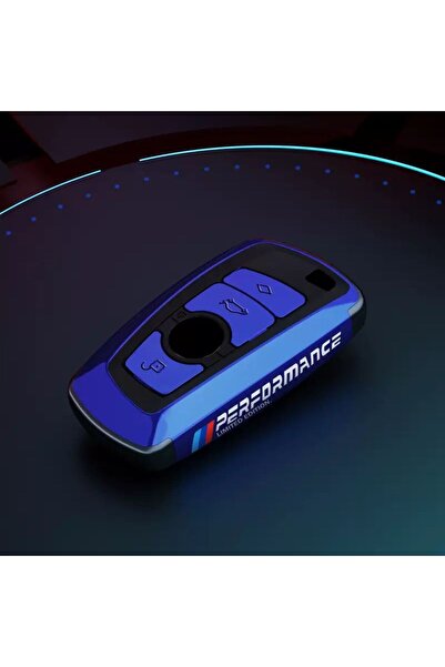 idealaksesuar Bmw F Series Bright Blue Keychain Quality Bmw Keychain