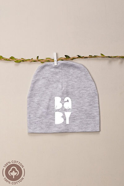 Miniel Unisex Baby Printed Combed Cotton 100% Cotton 6-12 Months Baby Beanie