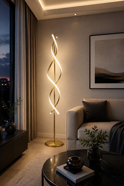 LEGACY Tornado Eskitme Renk Gün Işığı Ledli Modern Tasarım Salon - Yatak Odas...