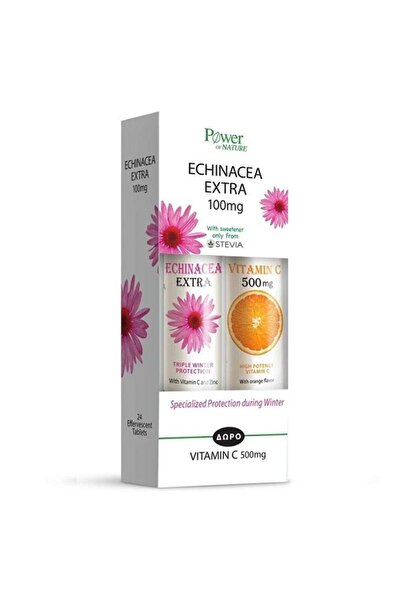 Power Health Εχινάκεια Έξτρα 100mg, 20 δισκία & Βιταμίνη C 500mg, 20 δισκία, ...