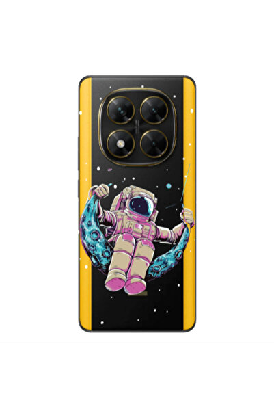 Other Xiaomi Poco X7 Astronaut swinging on the moon Transparent Silicone TPU ...