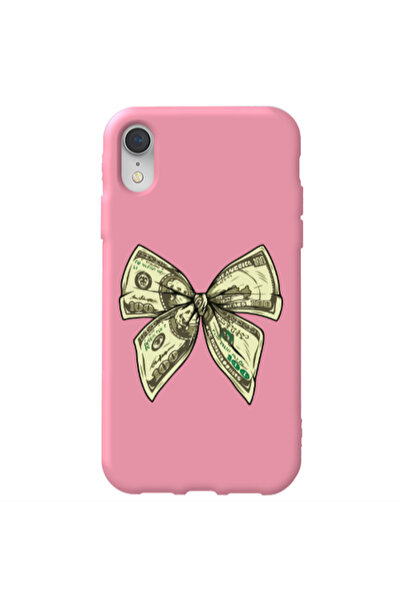 Other Apple iPhone Xr Bowtie Dollars Pink Colored Silicone TPU Θήκη