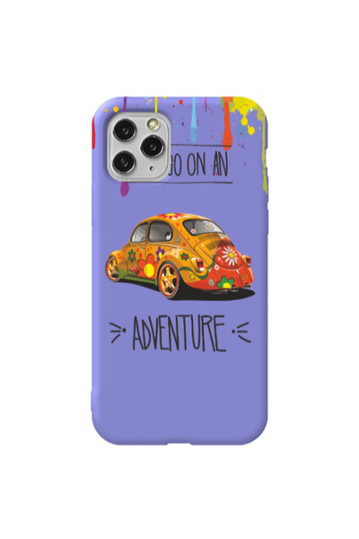 Other Apple iPhone 11 Pro Adventure Purple Colored Silicone TPU Θήκη