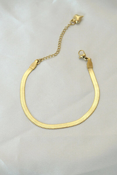 ARMÜZ 316L Steel Gold Color Italian Chain Bracelet