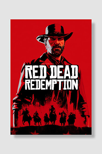Luna Marissa Poster igre Red Dead Redemption, portret Artura i konjska banda,...