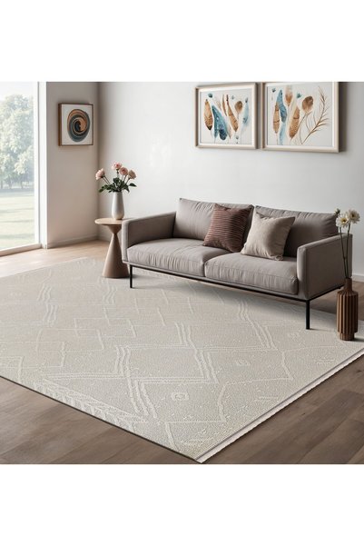 Merinos Therapy Serisi %100 Premium Akrilik İskandinav Tarzı Salon Oturma Oda...