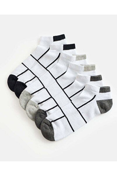 REDTAG Men Assorted Half Terry Socks Set (Pack Of 3)