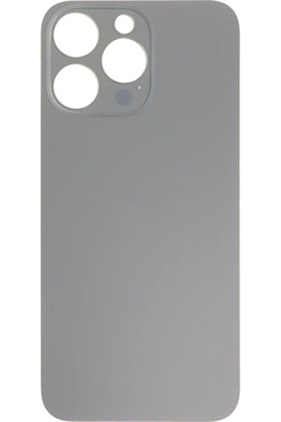 OEM Κάλυμμα Μπαταρίας Αυτοκόλλητο iPhone 15 Pro Max Μεγάλη Οπή Μαύρο Τιτάνιο