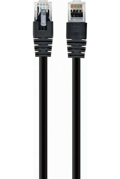 Cablexpert Καλώδιο Ethernet U/UTP Cat.6 Gigabit 0.5μ Μαύρο Κωδικός: PP6U-0.5M/BK