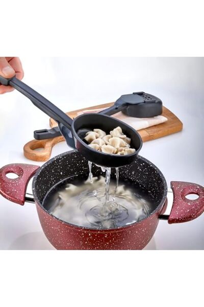 Yıldızan 3-in-1 Heat Resistant Fireproof Non-Stick Serving Set Ladle Colander...