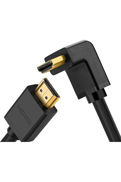Ugreen HD103 Γωνία (90 ° Καλώδιο HDMI αρσενικό σε αρσενικό 1μ Μαύρο Κωδικός: ...