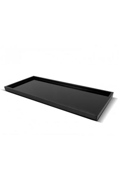 OEM Tray for cosmetics and hotel accessories, made of glossy black plastic, 2...