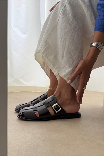 Mupa Shoes Дамски чехли ГОРЧИВО КАФЕ