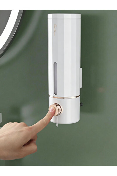 QIANBEIYOU 1 Liquid Soap Dispenser, Bathroom Hand Soap Dispenser, Wall Hangin...