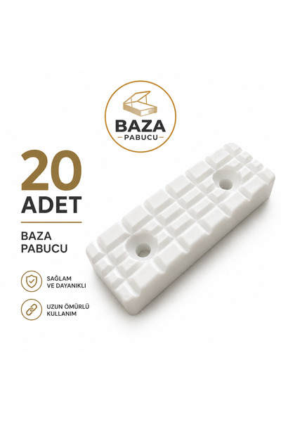 KarapolatYapı Baza Pabucu Plastik Takoz Ayak Yükseltici 20 Adet Denge Takozu ...
