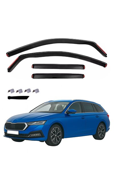 Flexzon Ανεμοθραύστες για Skoda Octavia Kombi 2024+ 4 τεμάχια. FZVETRBR0080
