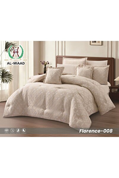 ALMIAAD Microfiber Bridal Bedspread Set Summer Quilted 8-Piece Set - Modern S...
