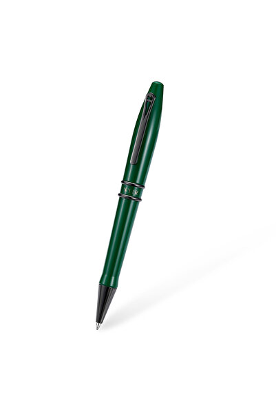 VANTIR Luxury Royal Green Ballpoint Pen with Gunmetal Black Accents – Executi...