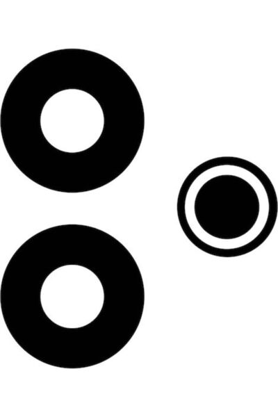OEM Γυαλί φακού κάμερας μαύρο για Xiaomi Redmi 13