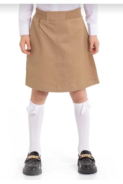 Minoka Girls' School Skirt with Elastic Waist, Camisole Shorts Model