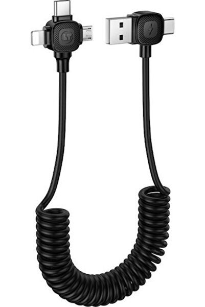 Lamtech Καλώδιο φόρτισης 6-σε-1 Type-C/USB σε Type-C/Lightning-Micro-USB 3A 1...