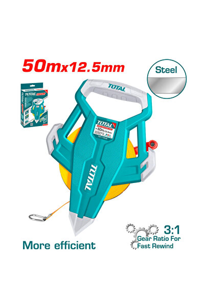 TOTAL Iron Meter with Handle 50Mx12.5Mm Tmt710506 Total