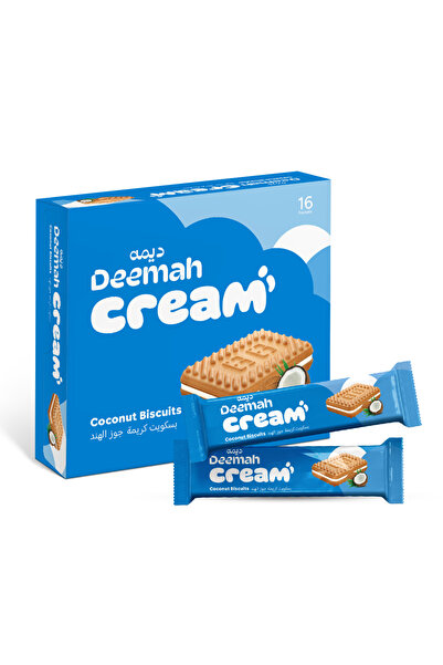 DİMA بسكويت ديما بجوز الهند Biscuit with Coconut Cream
