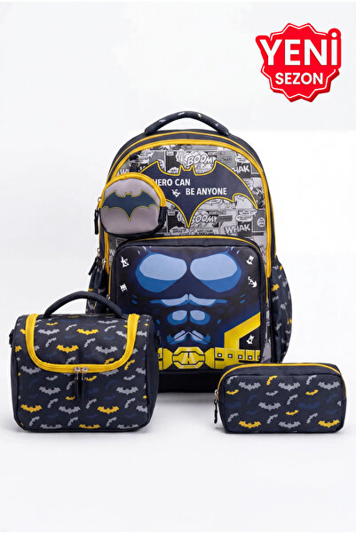 Speedy Bags حقيبة مدرسية مقاومة للماء للأولاد من بريميوم مع ملحقات التغذية ال...