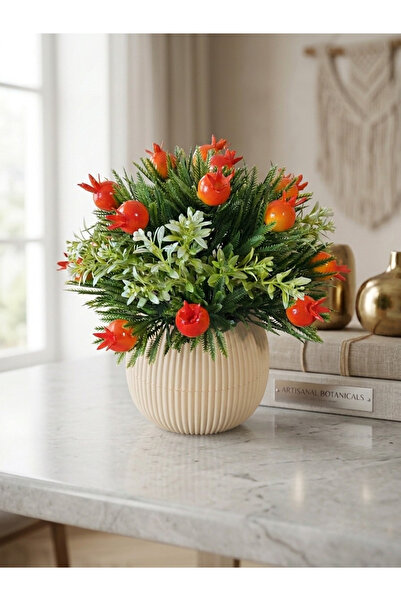 Diba HomeArt Decorative Artificial Pomegranate Tree