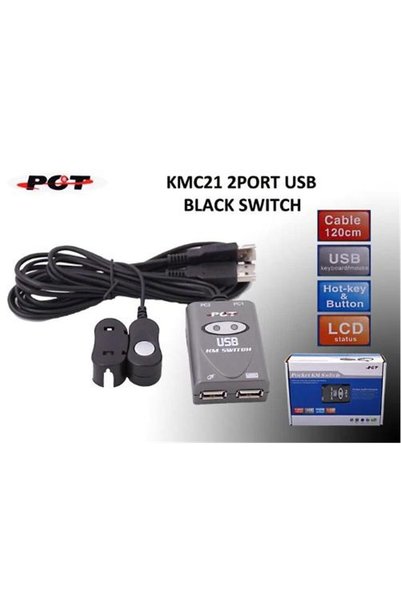 Universal Pct kmc21 2port usb switch