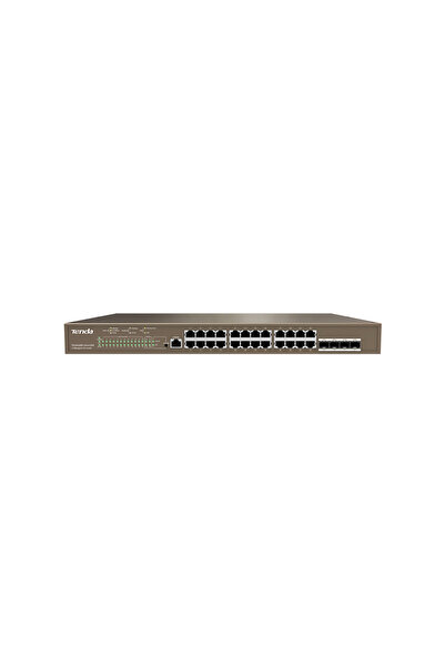 Universal TENDA TEG5328P-24-410W 24GE PoE Port (370W)، 4xSFP L3 مفتاح قابل لل...