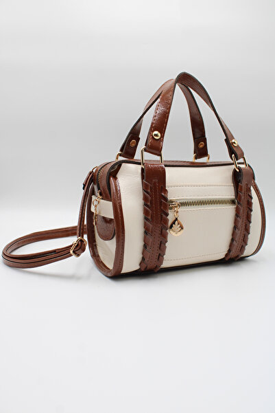 LASSO Women's 2-Eye Knitted Detail Patent Leather Leather Hand, Arm and Shoul...