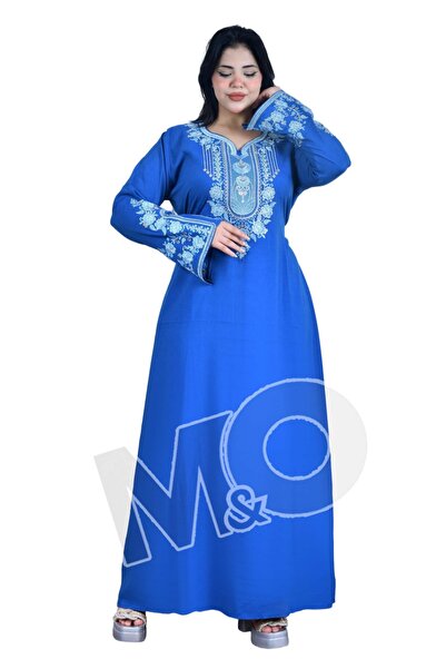 M&O 2 Linen Jalabiya with High Quality Embroidery, Cool, Weighs from 60 to 12...