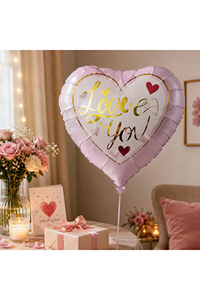 Generic I Love You Heart Shaped Foil Balloon