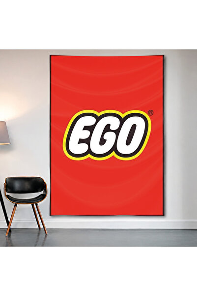 Geek Cultcha Ego Wall Covering Wall Tapestry First Quality Satin Fabric Poster