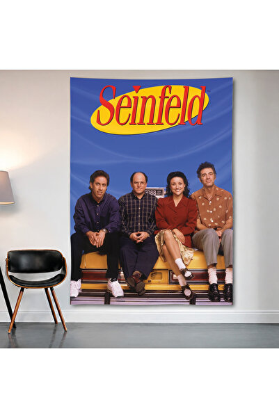 Geek Cultcha Seinfeld Wall Covering Wall Carpet First Quality Satin Fabric Po...