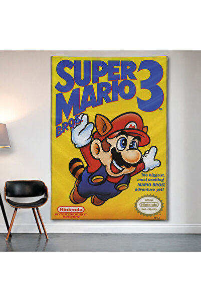 Geek Cultcha Super Mario Bros. 3 Wall Covering Wall Tapestry First Quality Sa...