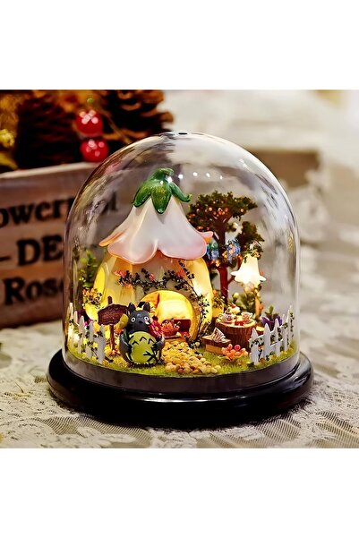Arabest DIY Miniature Dollhouse Kit,Handmade Snow House with Dust Cover,1:80 ...