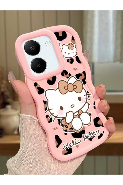 Hontinga Vivo Y36 5g Compatible Case Camera Protector Pink Silicone Couple Ph...