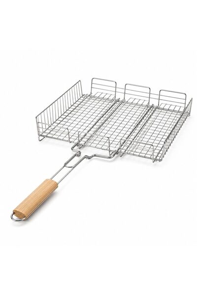 Flippy Gratar metalic BBQ, Flippy, dreptunghiular, din metal, pentru gatit in...