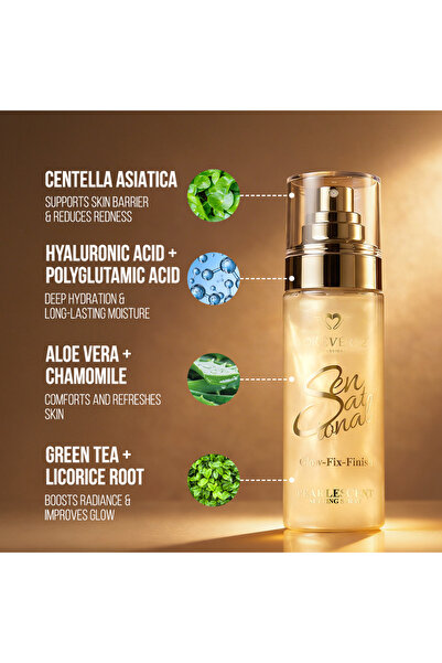 Forever52 Sensational Glow Fix Finish Pearlescent Setting Spray