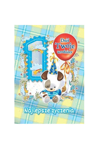 TREND Felicitare aniversara Urodziny Roczek, card de felicitare cu plic, pent...