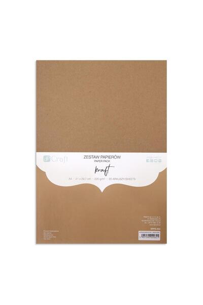 OEM Set hartie kraft, DALPRINT, A4, 20 coli, Maro