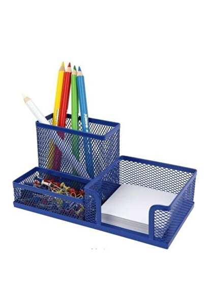 NET Organizator birou NET, suport birou din metal-plasa, cu 3 compartimente, ...