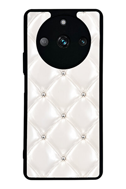Spoyi Realme 11 Pro Ivory Diamond Cushion Tasarımlı Glossy Telefon Kılıfı