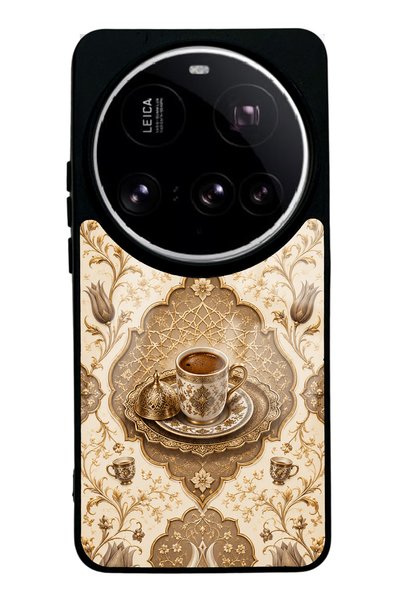 Spoyi Xiaomi 15Ultra Ivory Ottoman Coffee Designed Glossy Phone Case
